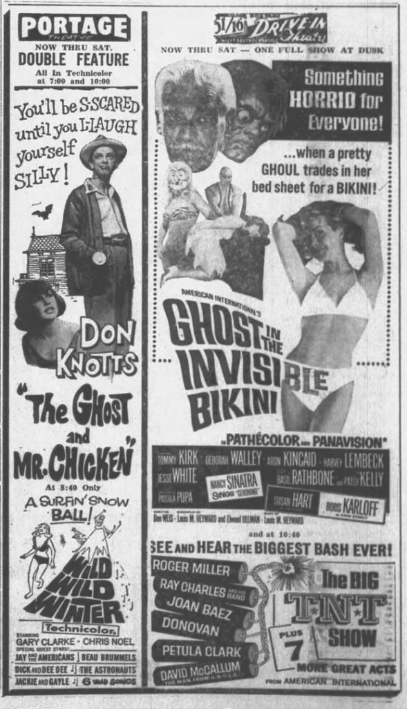 Portage Theatre 15 June 1966